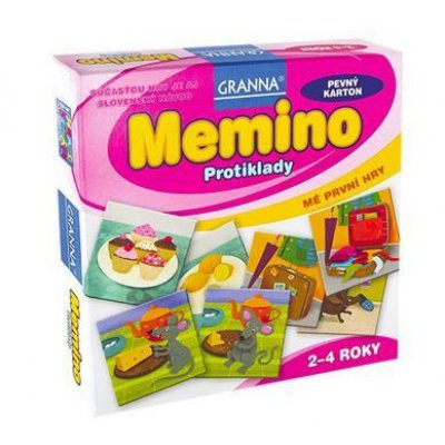 Klub predškolákov: Granna Memino protiklady