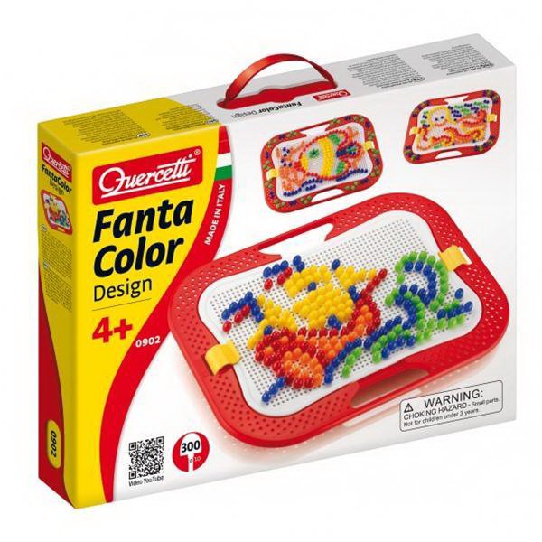 Quercetti FantaColor Design - Ø 10 mm, 300 ks