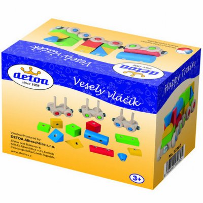 Detoa Veselý vláčik s vagónikmi