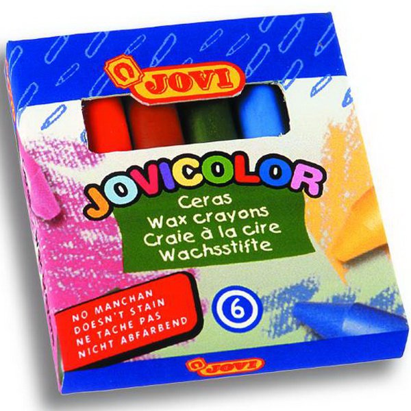 Jovicolor - voskovky okrúhle, 6 ks