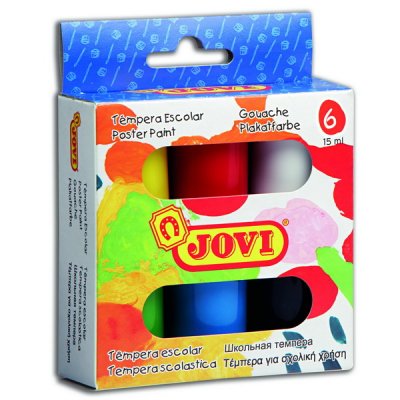 Jovi Temperové farby v kelímku, 6 x 15ml