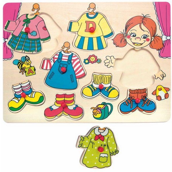 Woody Puzzle na doske Karolínka