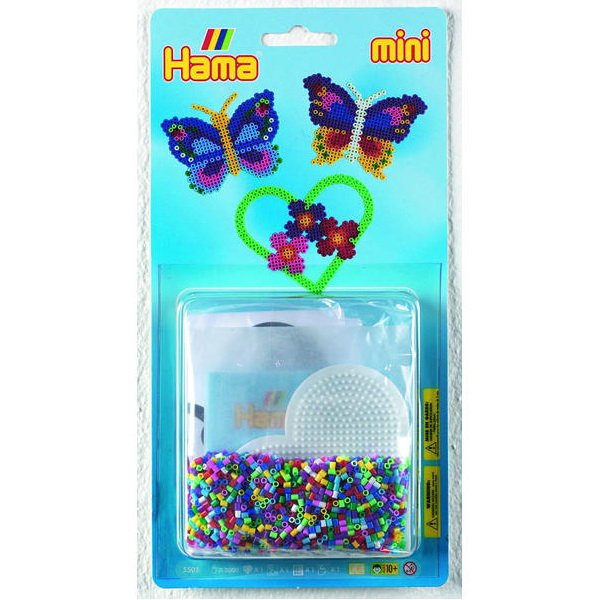 Hama MINI zažehlovacie korálky Motýliky