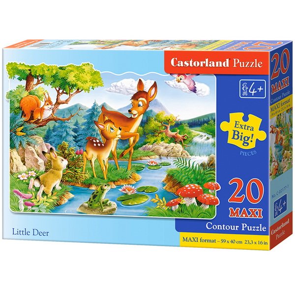 Castorland Puzzle Jelenček, 20 dielikov