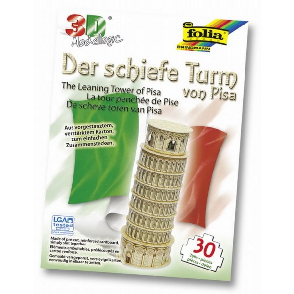 Folia 3D-Model Šikmá veža v Pise, 30 dielov