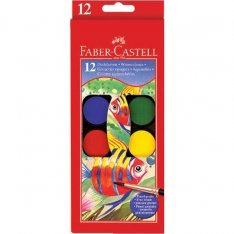 Faber Castell Vodové farby 24 mm, 12 ks