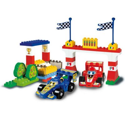 Unico stavebnica Cars for Kids Preteky F1, 61 ks