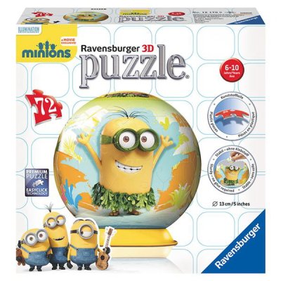 Ravensburger Puzzleball Mimoni, 72 dielikov