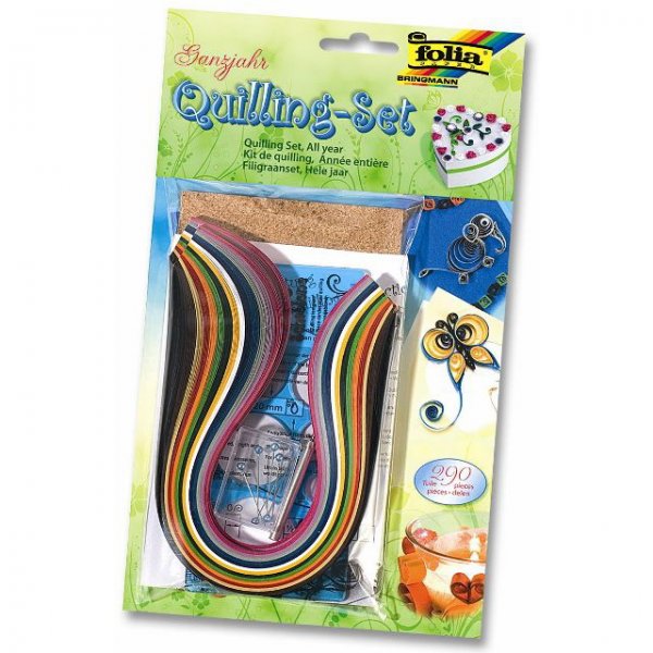 Folia Quilling Veľká sada celoročná, 290 ks