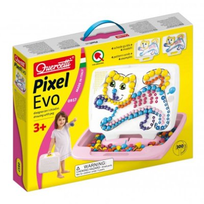 Quercetti Pixel Evo pre dievča, 300 ks
