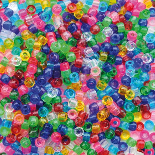 Playbox Korálky priehľadné, 1000 ks