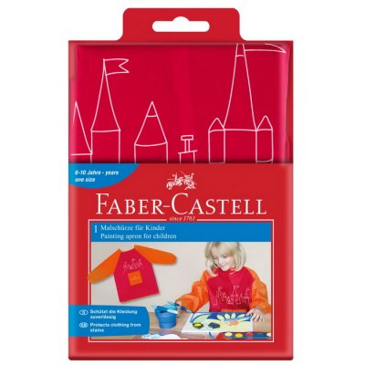 Faber Castell Zástera na maľovanie, červená