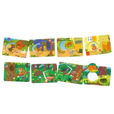 Klub predškolákov: Granna puzzle Domčeky