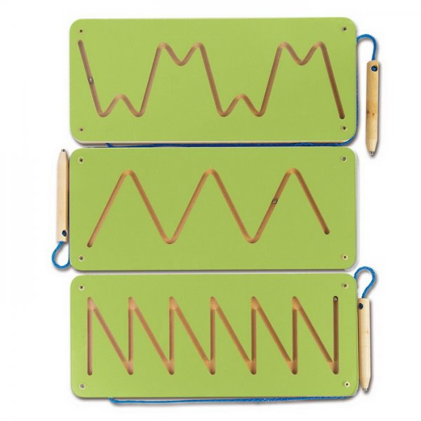 Školské magnetické bludiská 3v1, zelený set