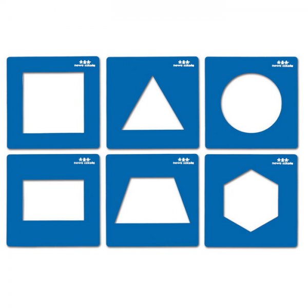 Šablóny Geometria, 6 ks