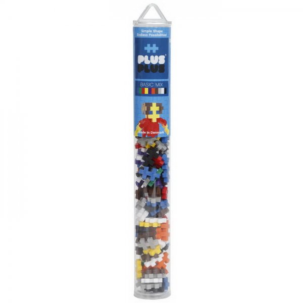 Plus-Plus Mini 100 v tube, basic mix