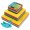 Folia Origami papier Mix, 500 ks