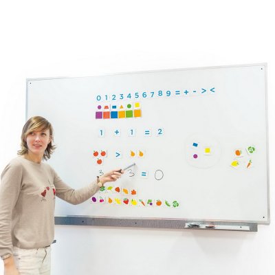 Školské magnetické kartičky Potrieď a porátaj, 125 ks
