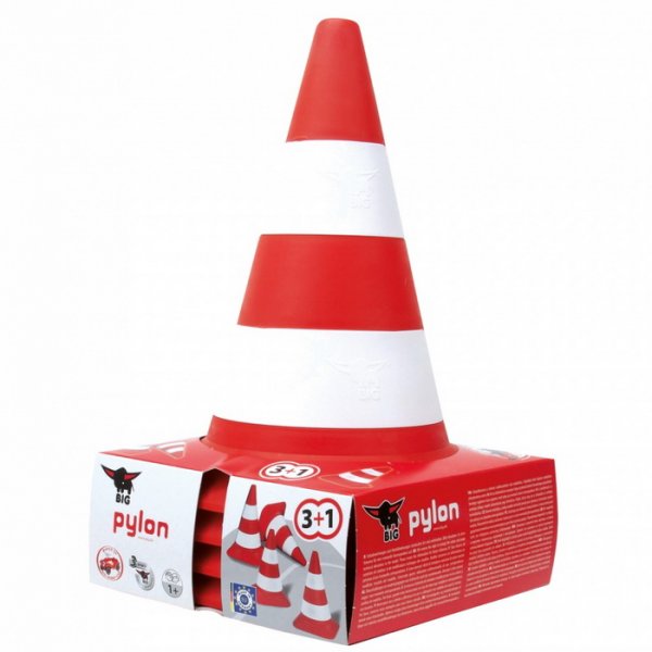 Detské robustné dopravné kužele 26 cm, 4 ks