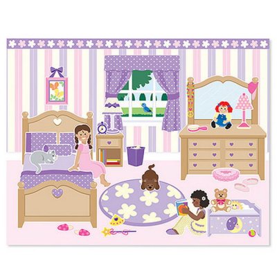 Melissa & Doug - Blok s adhéznymi samolepkami Dom, 175+