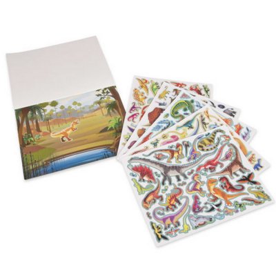 Melissa & Doug - Blok s adhéznymi samolepkami Pravek, 175+