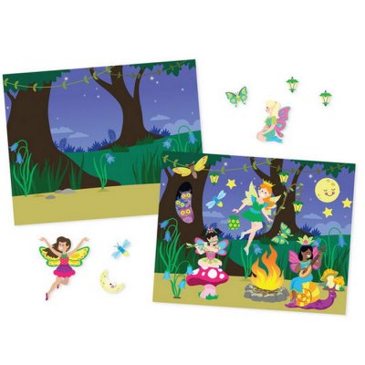 Melissa & Doug - Blok s adheznými samolepkami Víly, 165+