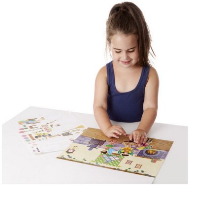 Melissa & Doug - Blok s adheznými samolepkami Víly, 165+