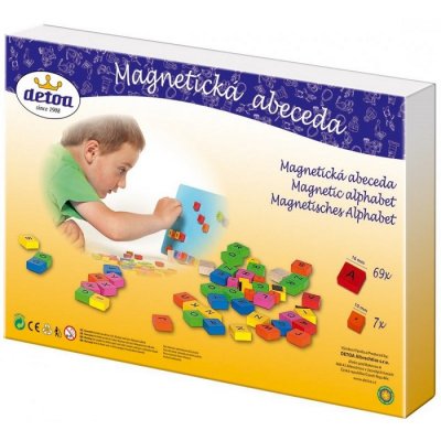 Detoa Magnetická abeceda, 76 dielikov
