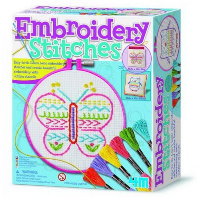 Kidzlabs 4M Krížikové vyšívanie