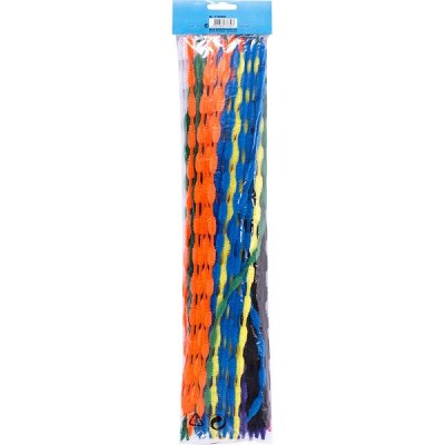 Folia Ženilkové modelovacie drôtiky špirálové 10 farieb, 50cm, 100 ks