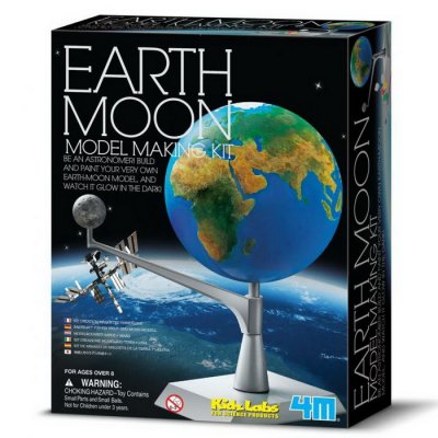 Kidslabs 4M Pohyblivý model Zeme a Mesiaca