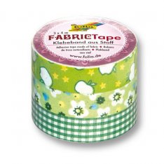 Folia Textilná Fabric Tape zelená - 3 rolky