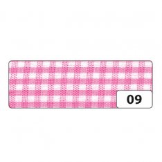 Folia Textilná Fabric Tape dekoračná páska - Károvaná ružová