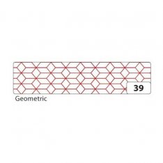 Folia Washi Tape - dekoračná lepiaca páska - Geometrické tvary