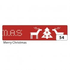 Folia Washi Tape - dekoračná lepiaca páska - Merry Christmas
