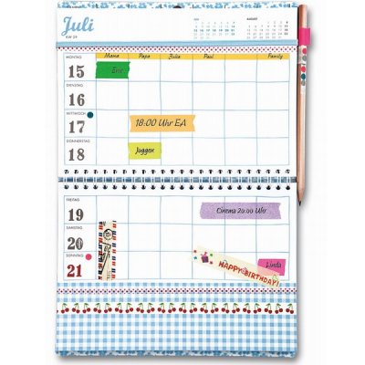 Folia Washi Tape - dekoračná lepiaca páska, 4 ks