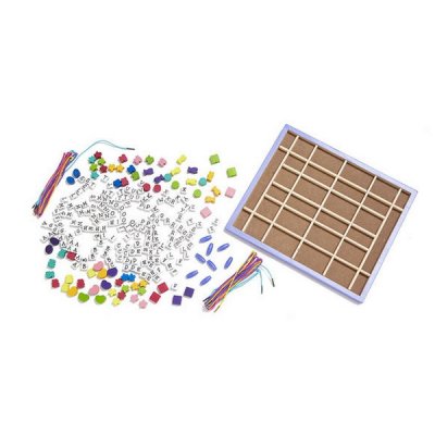 Melissa & Doug - Drevené korálky 220+