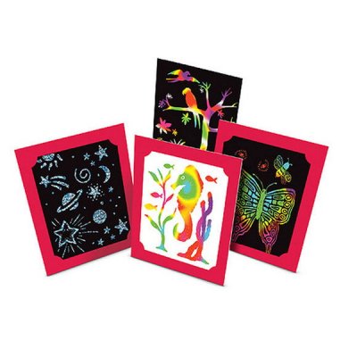 Melissa & Doug - Vyškrabávacie obrázky - Darčeková sada 16v1