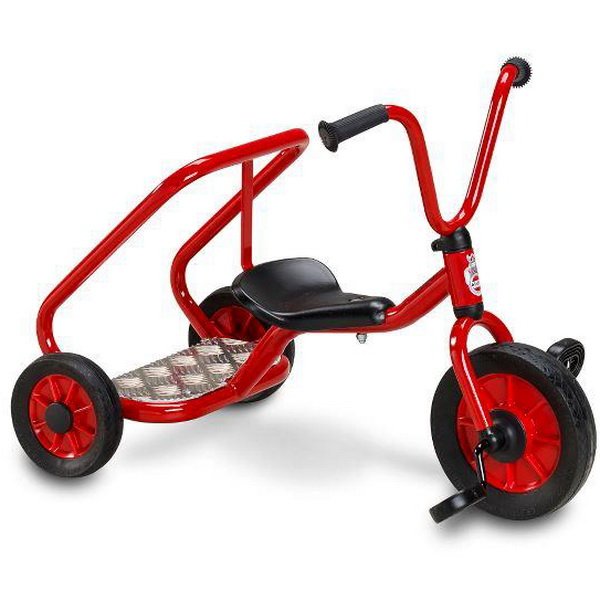 Winther Mini Viking Trojkolka červená s plošinou