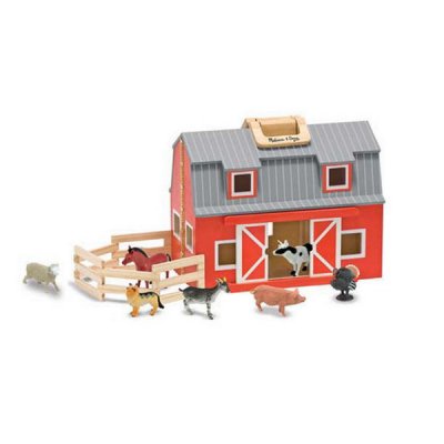 Melissa & Doug - Prenosná stajňa s držiakom