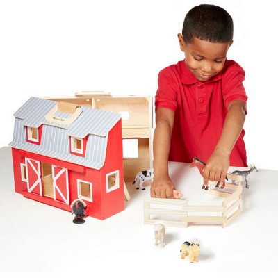 Melissa & Doug - Prenosná stajňa s držiakom
