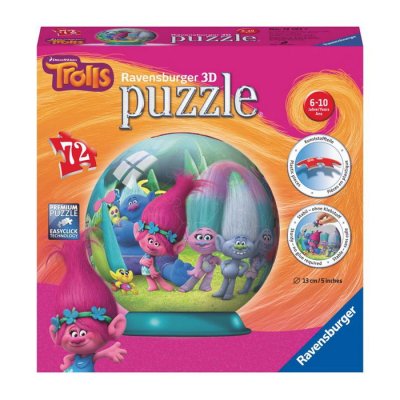 Ravensburger Puzzleball Trollovia, 72 dielikov