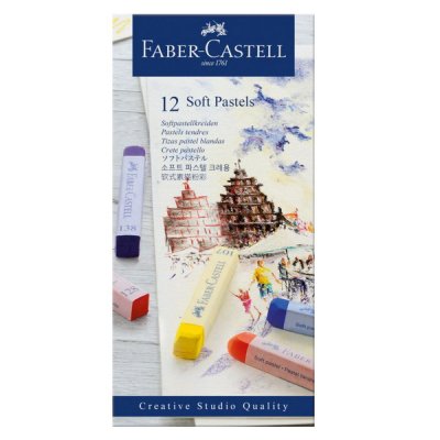 Faber Castell Pastel suchý Gofa, 12 ks