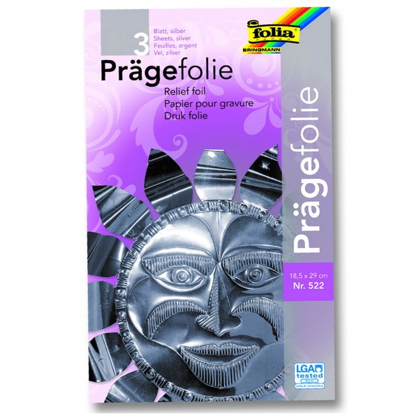 Folia Bringmann Razbová fólia strieborná, 3 ks