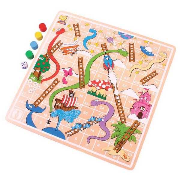 Bigjigs Toys Rebríky a hady 2