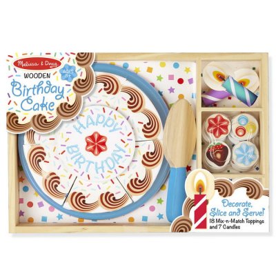 Melissa & Doug Drevená narodeninová torta