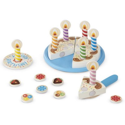 Melissa & Doug Drevená narodeninová torta