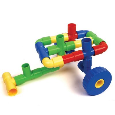 Školská plastová 3D stavebnica Mechanika, 64 ks