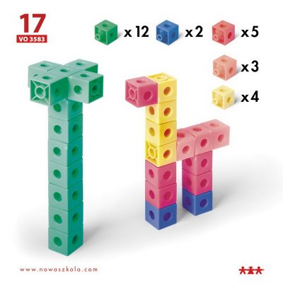 Pracovné karty pre plastovú 3D stavebnicu Multikocky, 24 ks