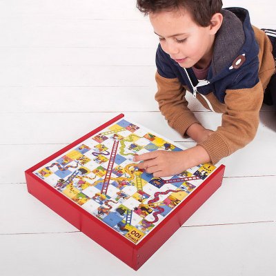Bigjigs Toys Súbor drevených hier 4v1